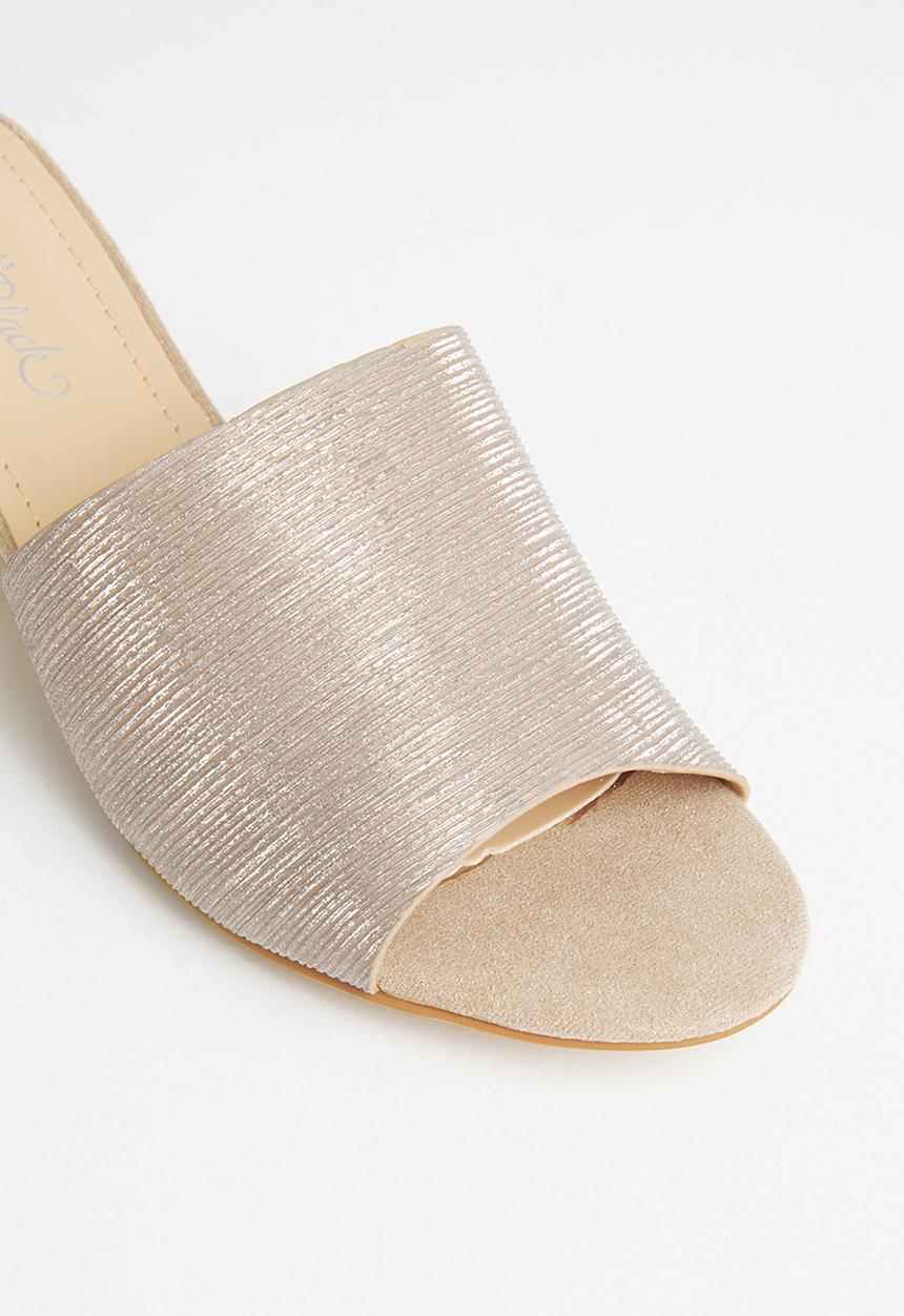 Miss Black - Ashu heel - champagne