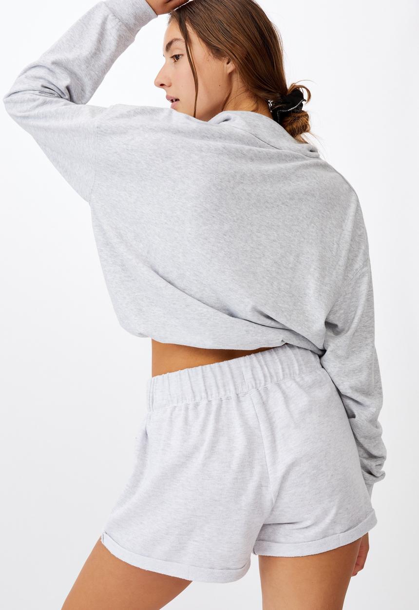 Cotton On - Summer fleece short - grey marle