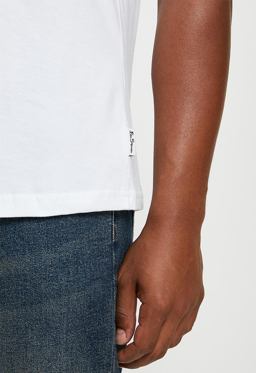 Ben Sherman - Music box tee - white