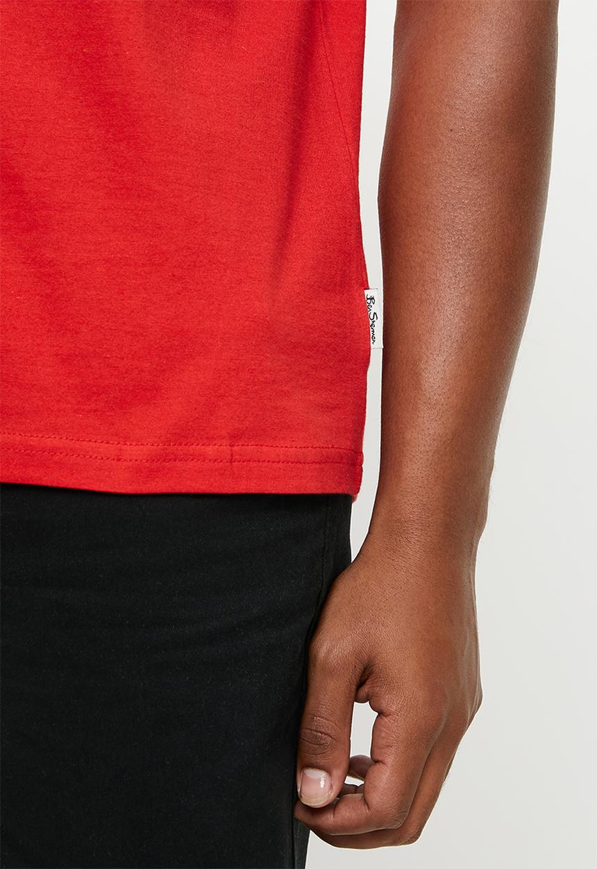 Ben Sherman - Broken target tee - red