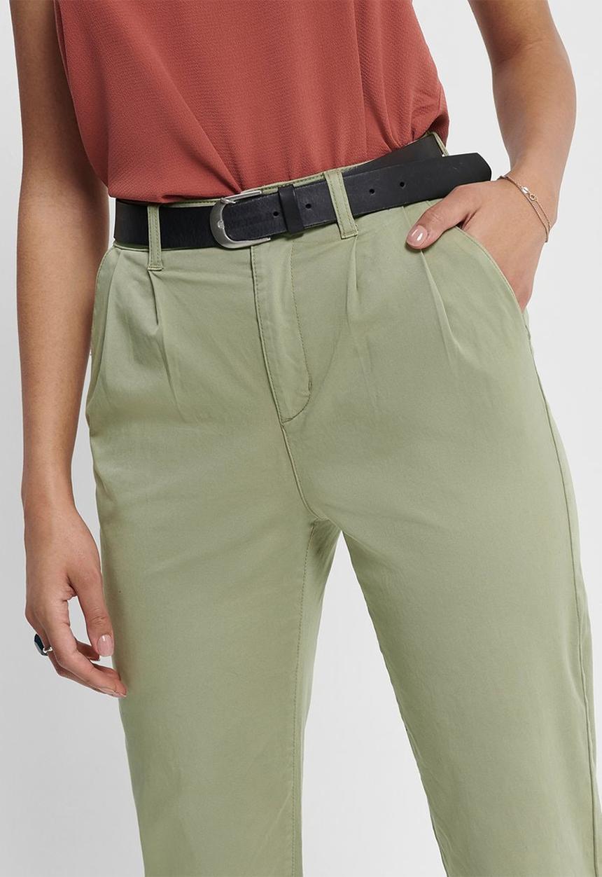 ONLY - Caroline-pina high waist carrot pant - sage
