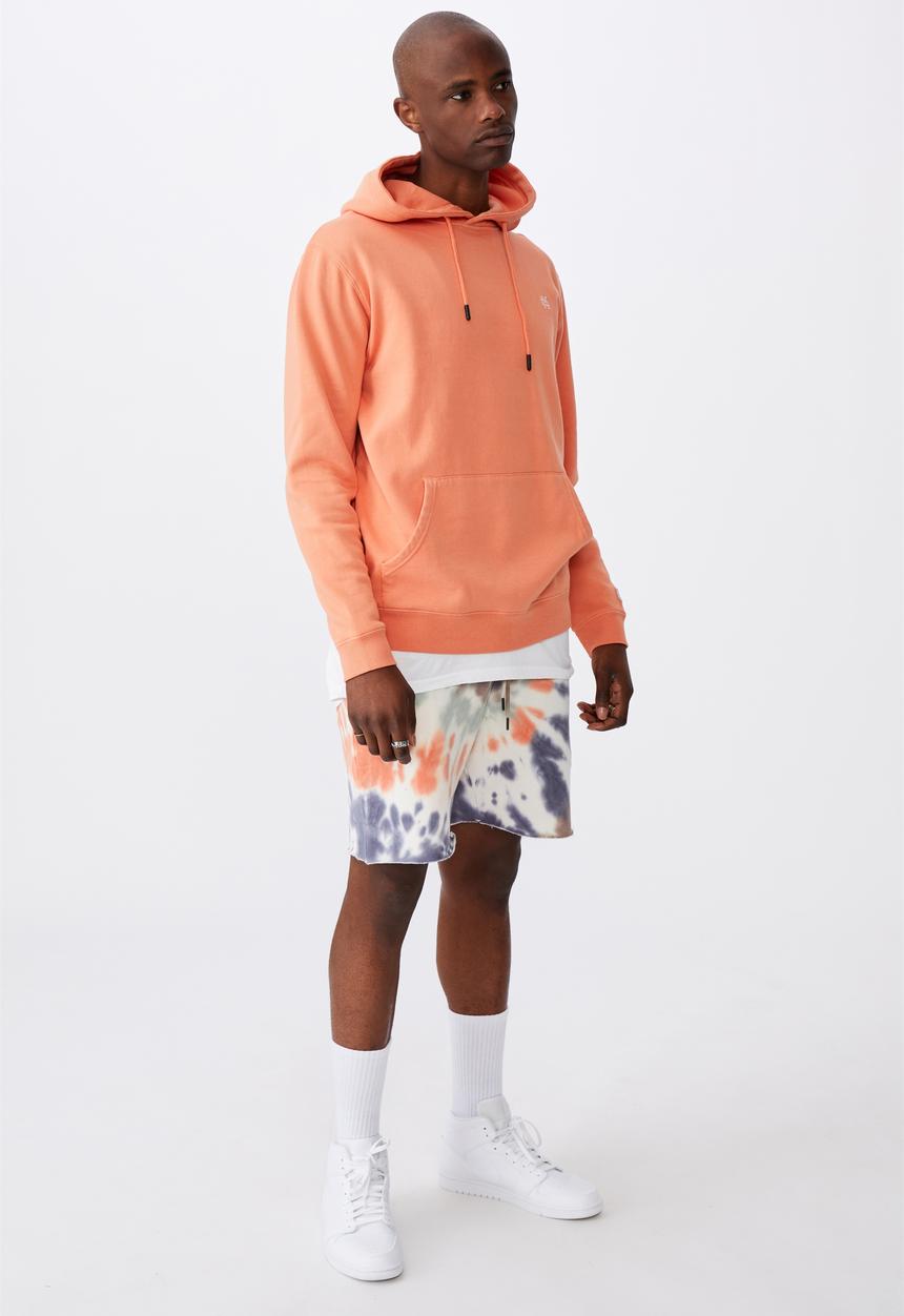 Factorie - Oversized icon hoodie - washed orange