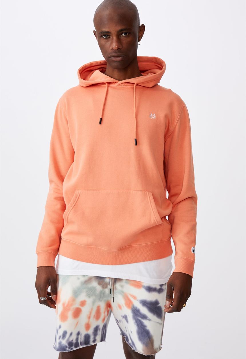 Factorie - Oversized icon hoodie - washed orange