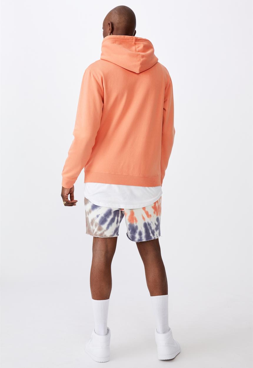 Factorie - Oversized icon hoodie - washed orange