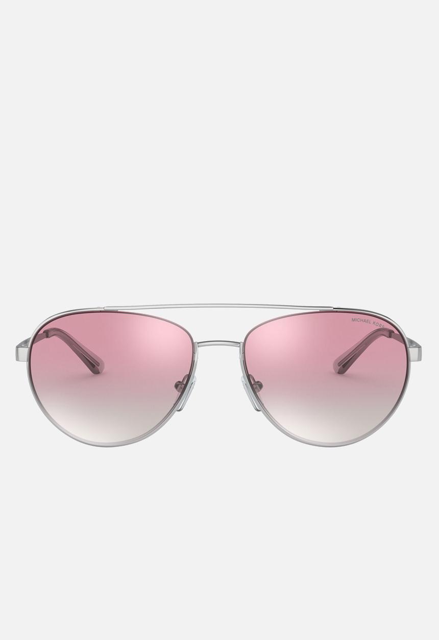 Michael Kors Eyewear - Aventura pilot sunglasses - red & silver 