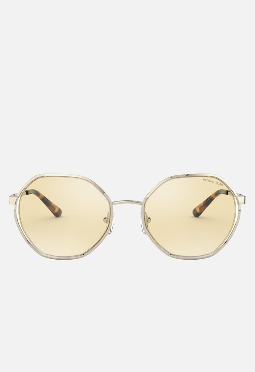 Michael Kors Eyewear - Porto irregular sunglasses - gold 