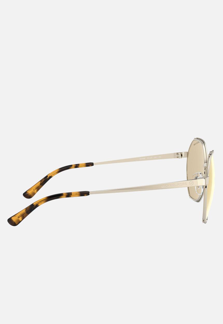 Michael Kors Eyewear - Porto irregular sunglasses - gold 