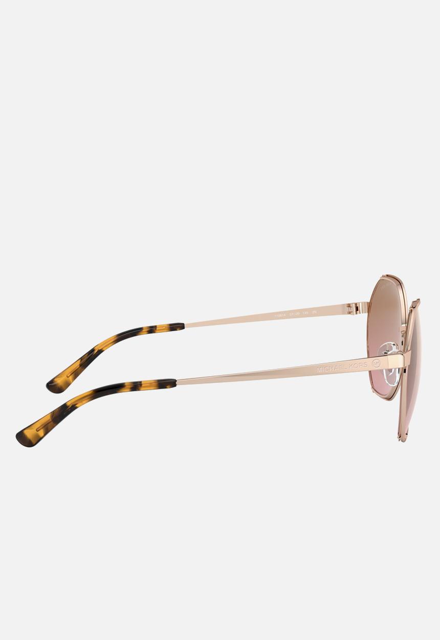 Michael Kors Eyewear - Porto irregular sunglasses - brown & pink