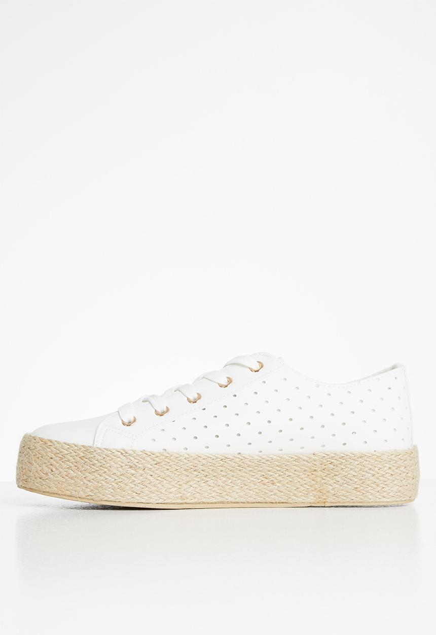 Plum - Zamia sneaker - white