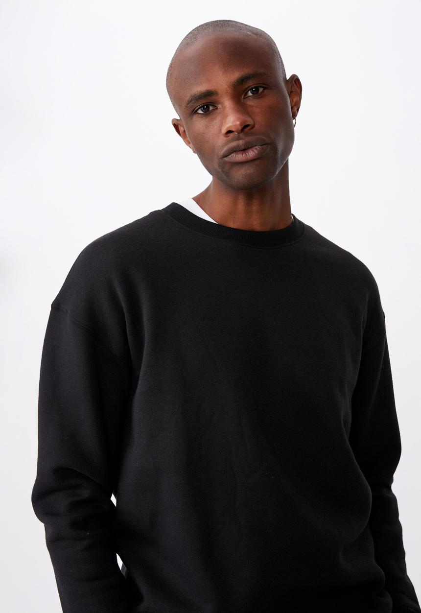 Factorie - Oversized crew - black
