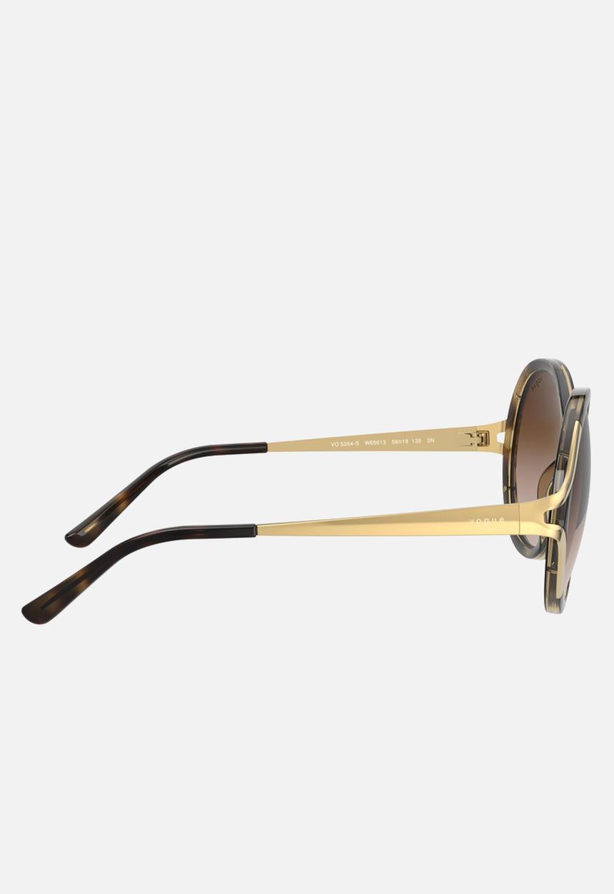 Vogue Eyewear - Vogue round sunglasses - brown gradient
