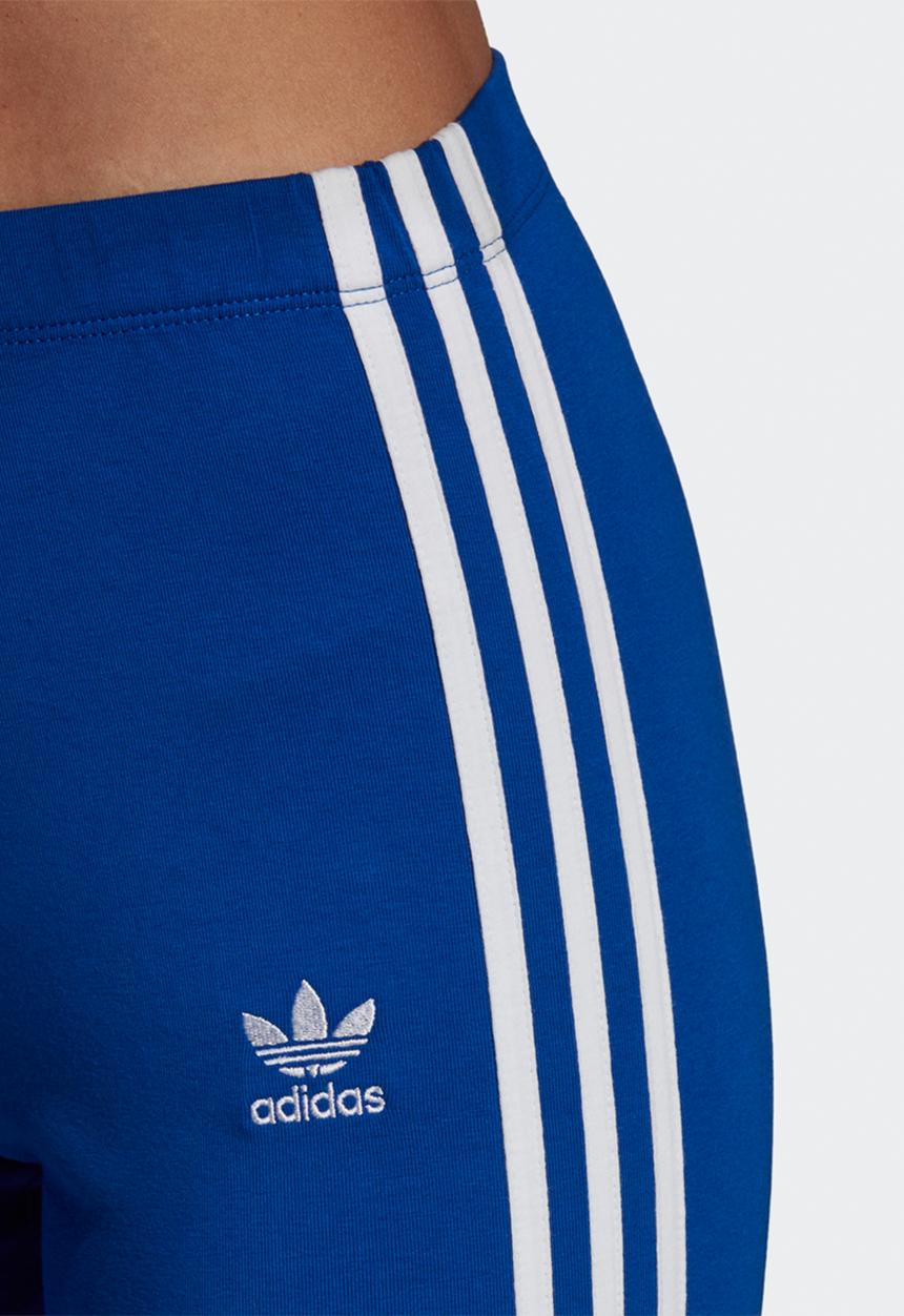 adidas Originals - 3 stripe legging -  royal blue