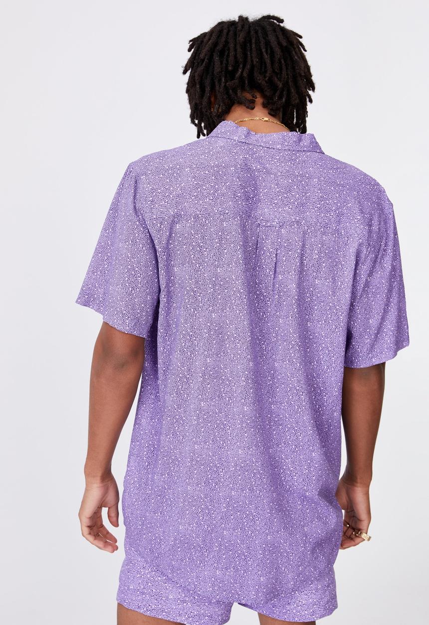 Factorie - Resort shirt - purple noise