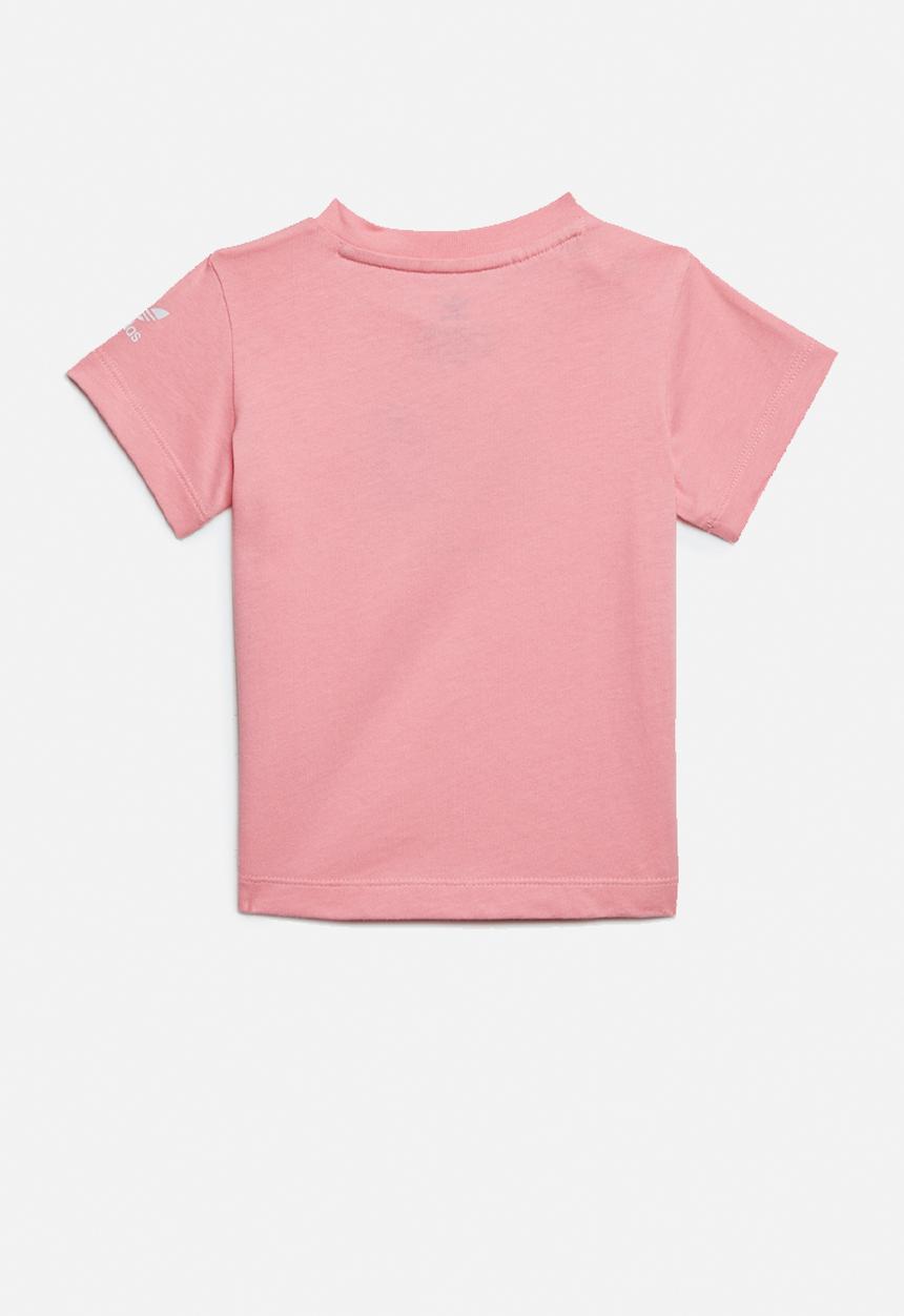 adidas Originals - 3D trefoil tee - light pink
