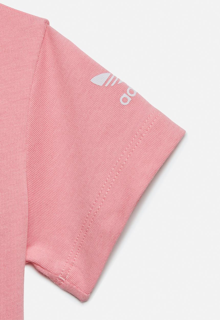 adidas Originals - 3D trefoil tee - light pink