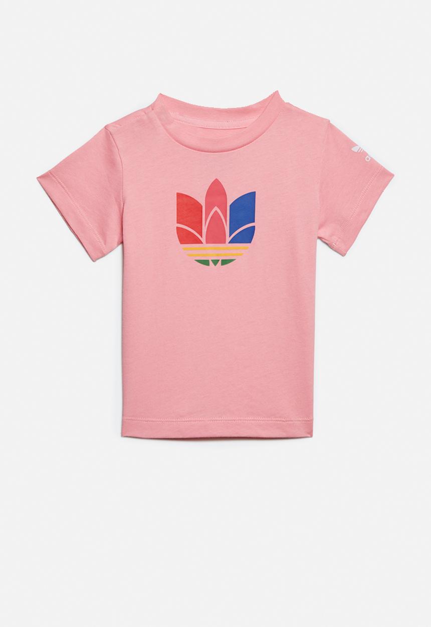 adidas Originals - 3D trefoil tee - light pink