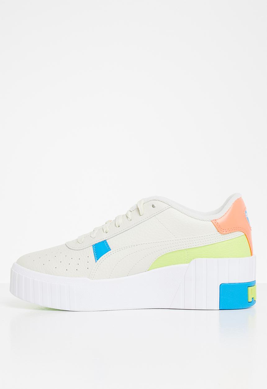 PUMA - Cali wedge sunset bv wn's - marshmallow-Puma white-sharp green
