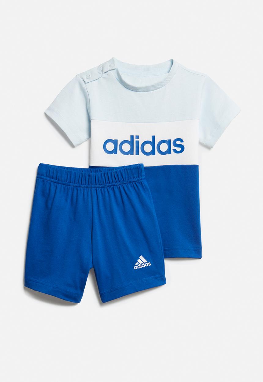 adidas Originals - Infants colourblock set - blue & white 