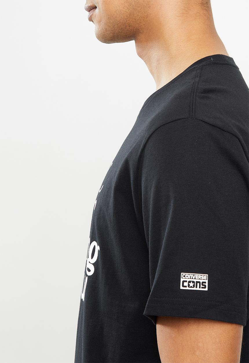 Converse - Cons thank you tee - black