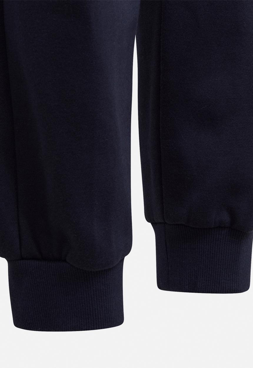 adidas Originals - Linear colourblock pants - navy & white 
