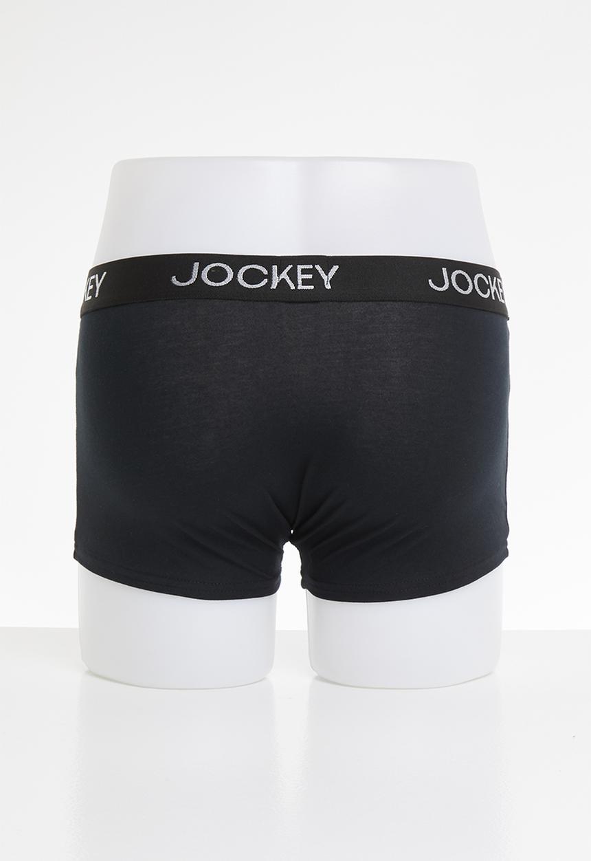 Jockey - 3 Pack great value trunks - black & grey