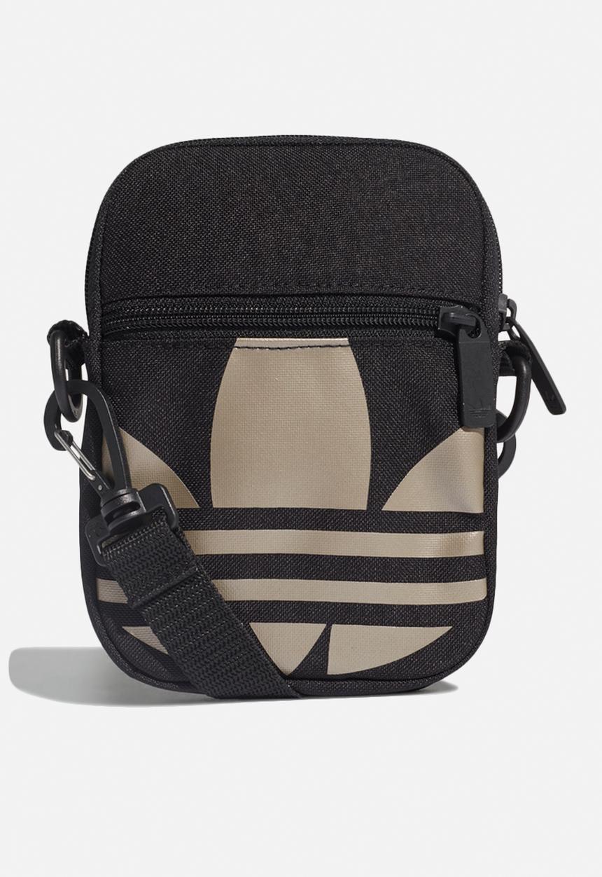 adidas Originals - Large trefoil festival bag - black & gold 
