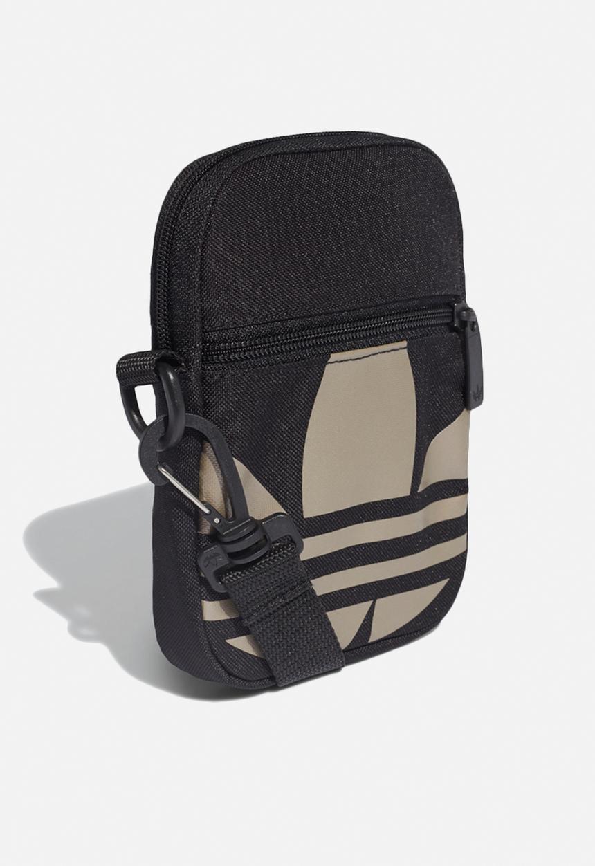 adidas Originals - Large trefoil festival bag - black & gold 