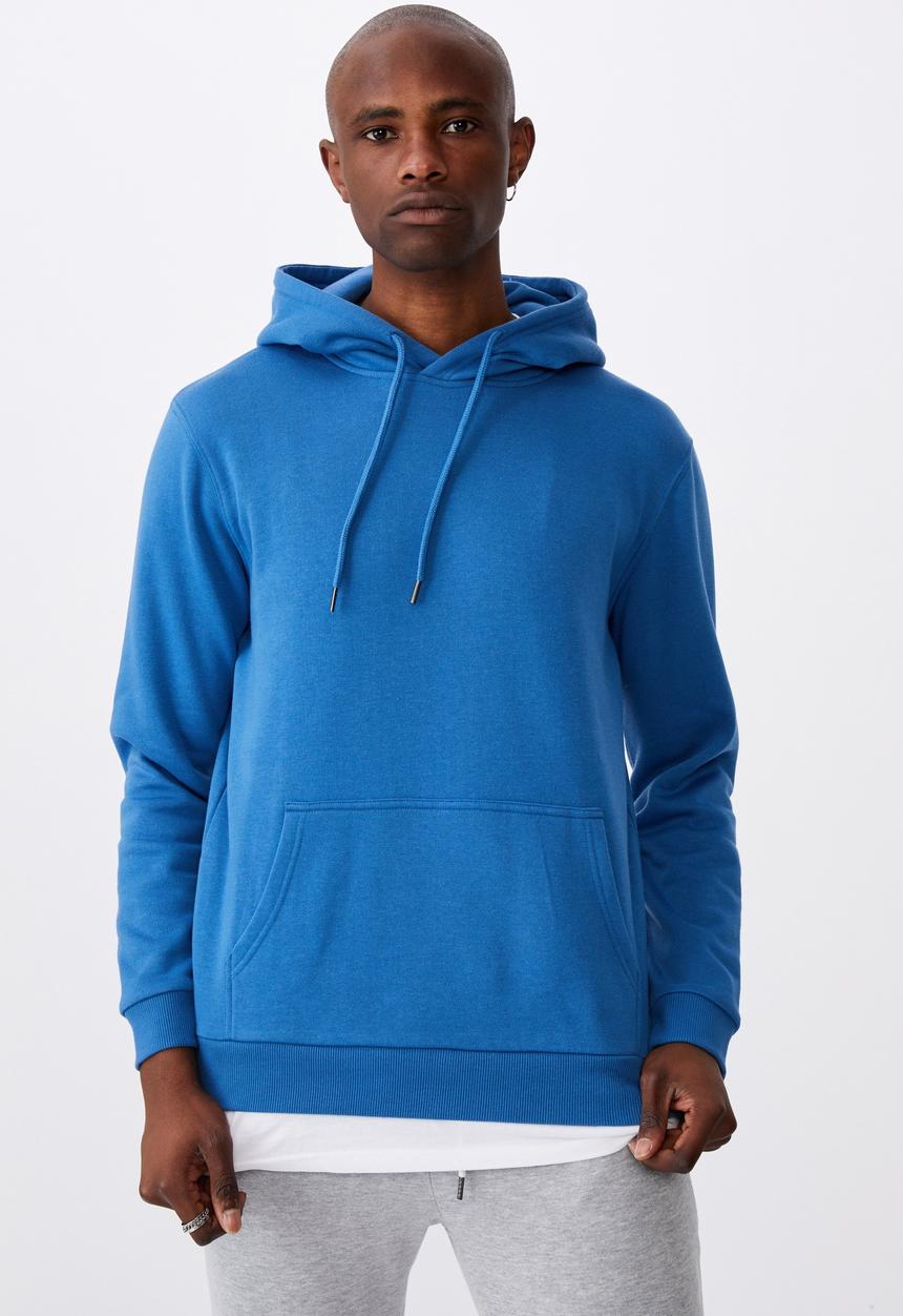 Factorie - Basic hoodie - cobalt smoke