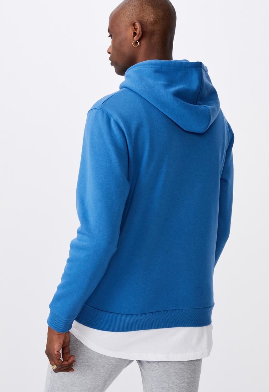 Factorie - Basic hoodie - cobalt smoke