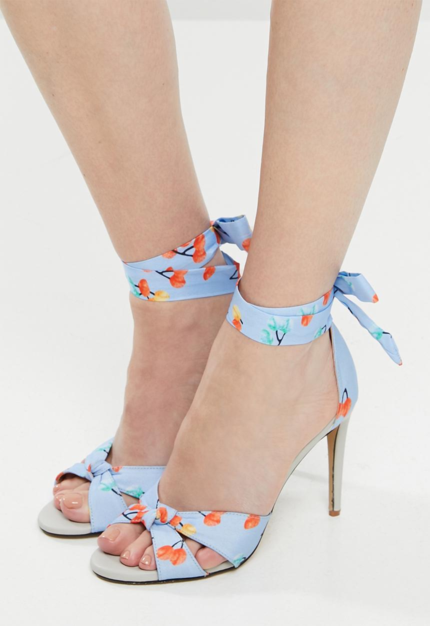 Miss Black - Nadine heel - blue
