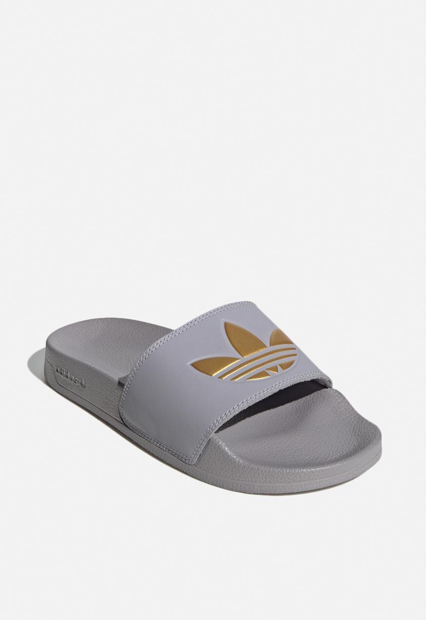 adidas Originals - Adilette lite w - glory grey & gold met.