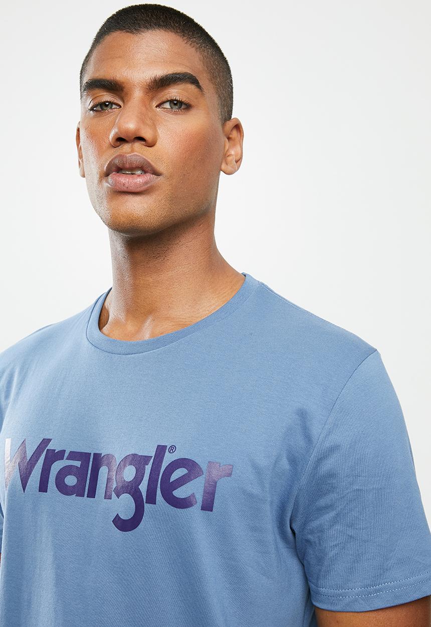 Wrangler - Kabel tee - copen blue