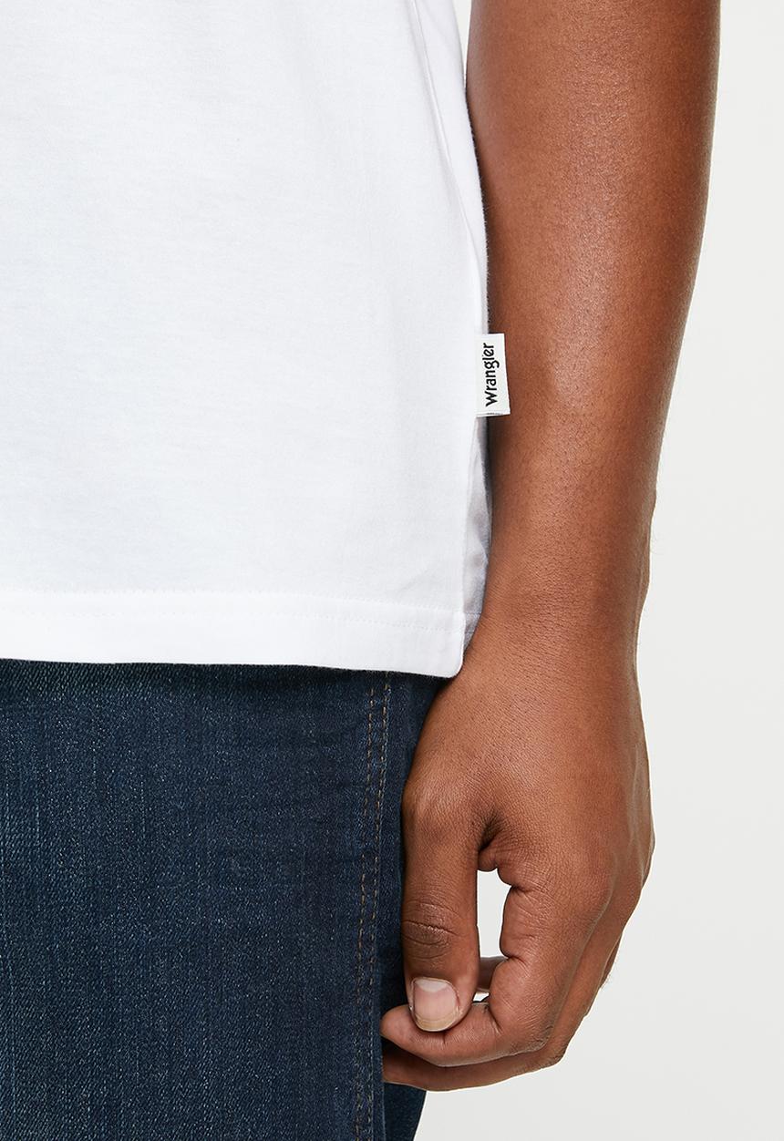 Wrangler - Kabel tee - white