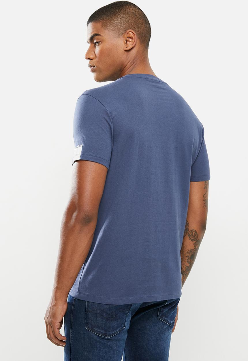 Replay - Basic jersey tee - navy