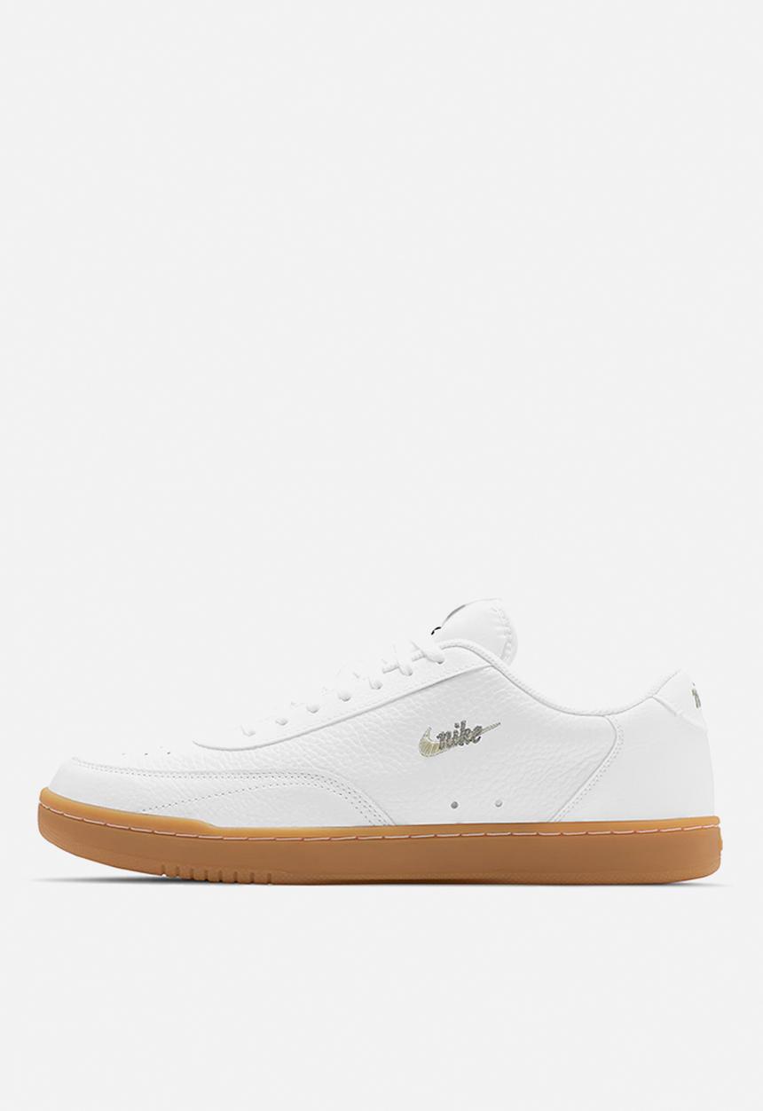 Nike - Court Vintage premium - white/fossil-enigma stone