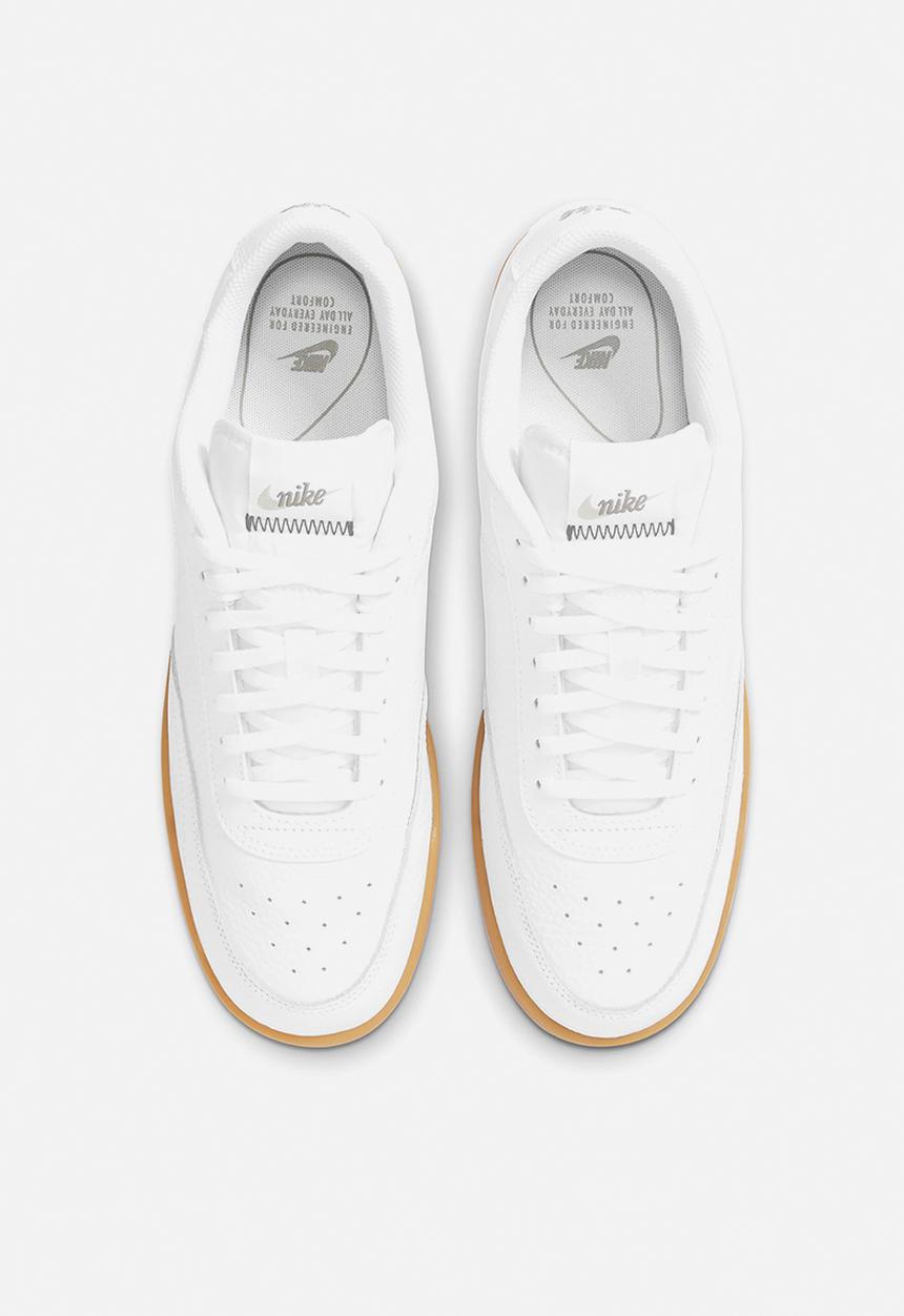 Nike - Court Vintage premium - white/fossil-enigma stone