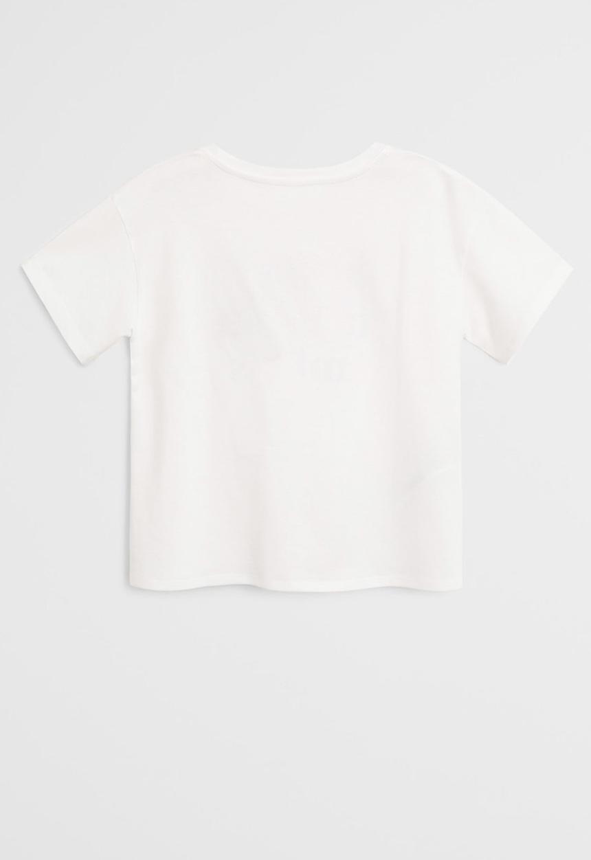 MANGO - Amigo tie front short sleeve tee - natural
