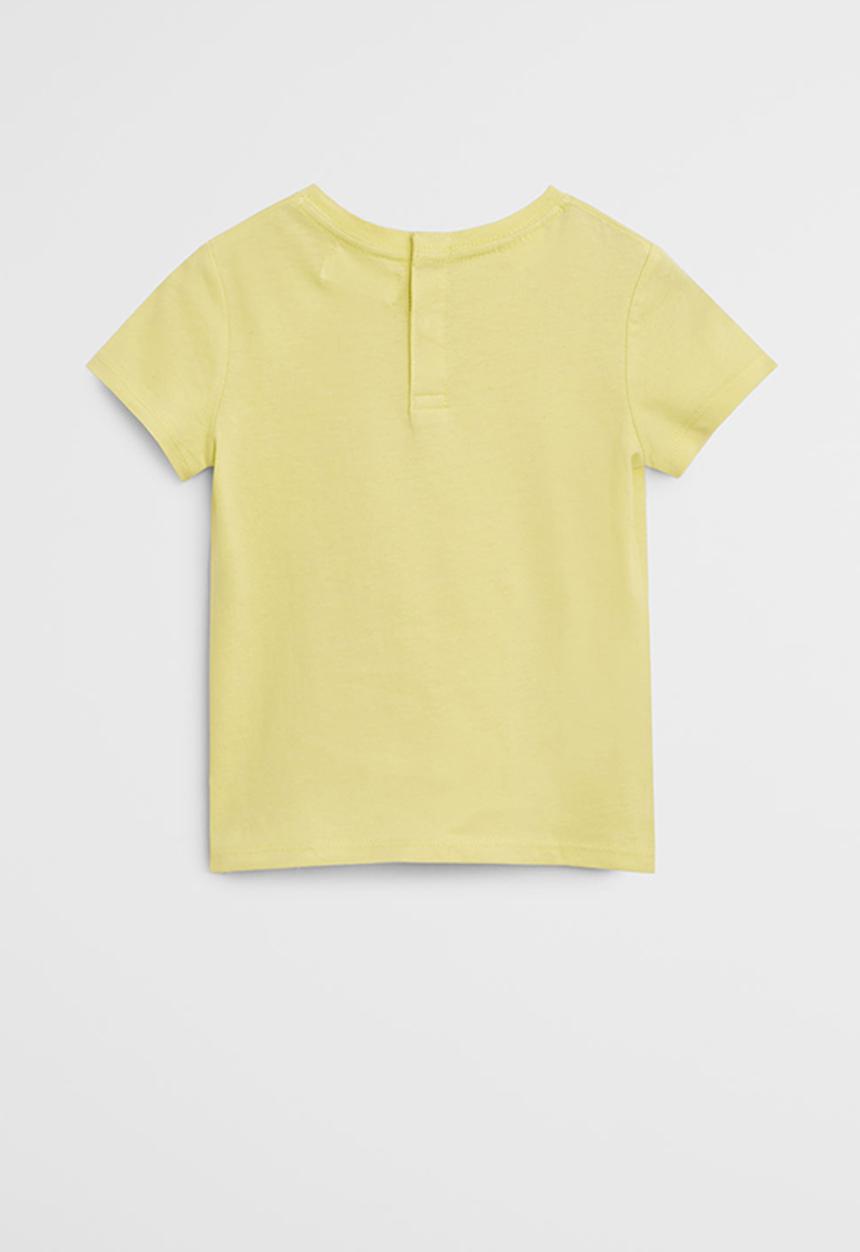 MANGO - Cactus short sleeve tee - yellow