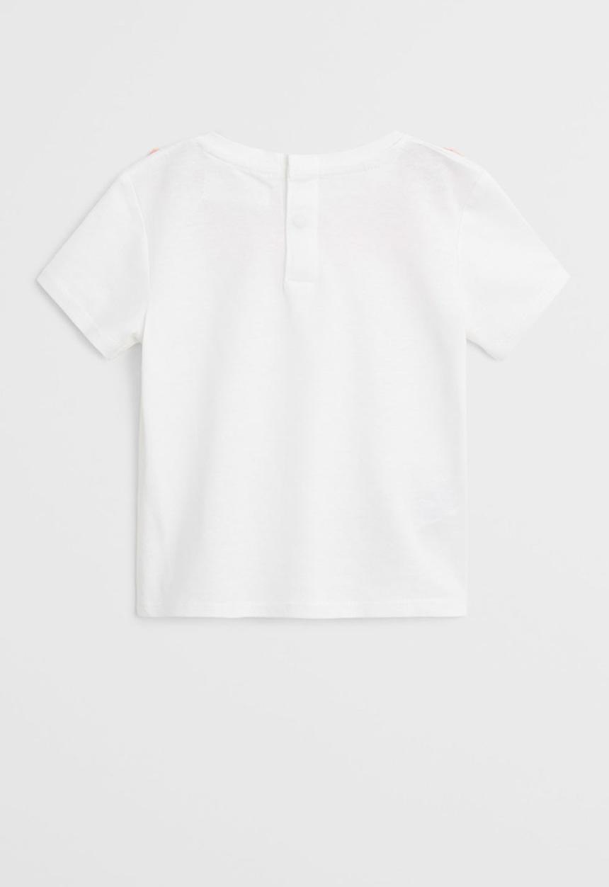 MANGO - Lupe short sleeve top - white