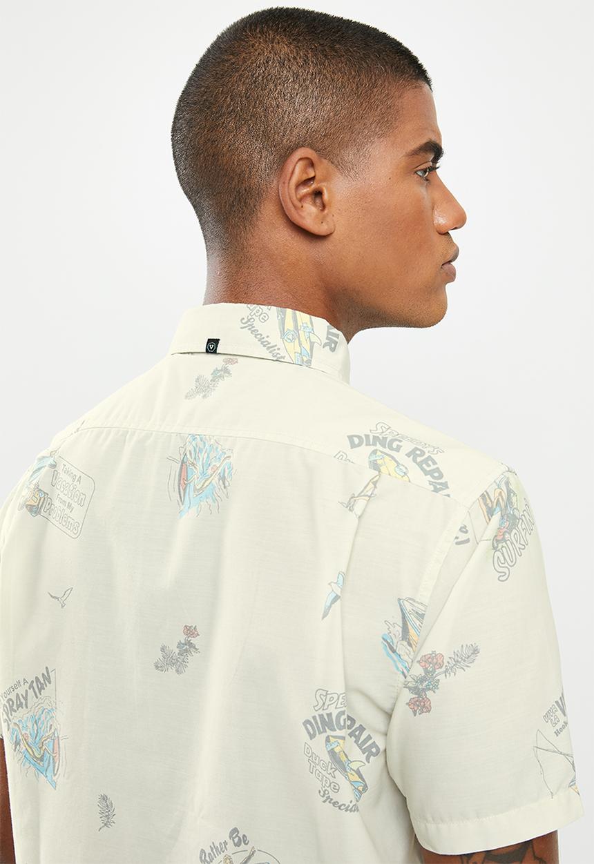 Vissla  - Summer vacation short sleeve eco shirt - bone