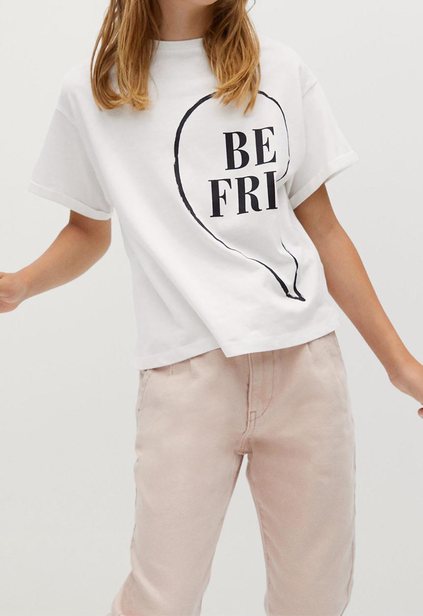 MANGO - Best friend short sleeve tee pack of 2 - natural