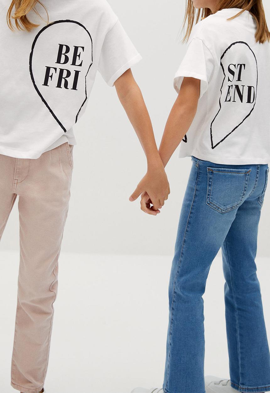 MANGO - Best friend short sleeve tee pack of 2 - natural
