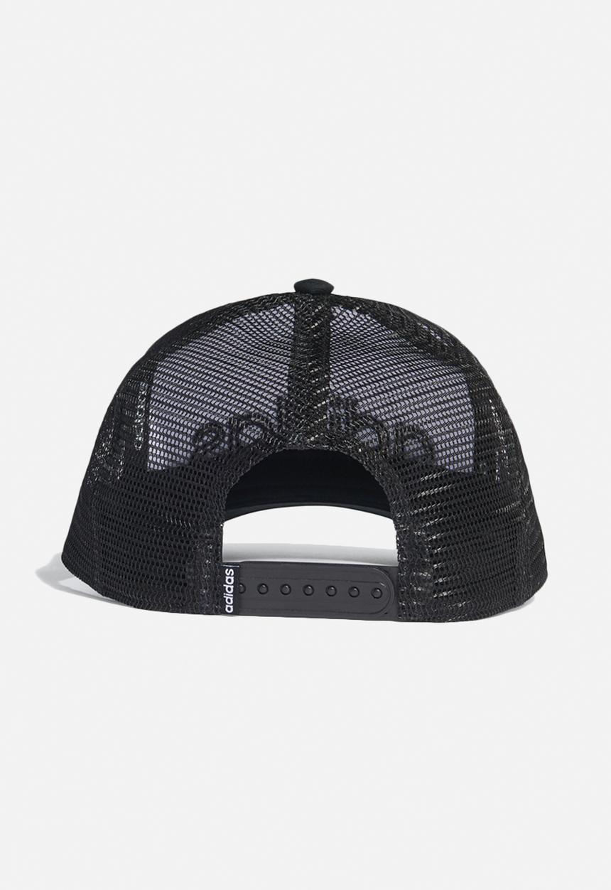 adidas Performance - Curved trucker cap - white & black