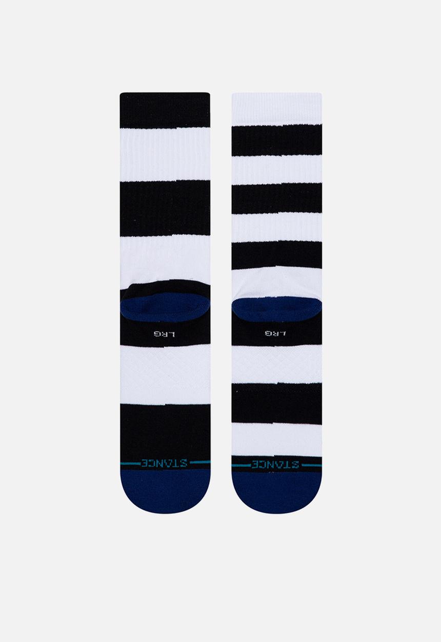 Stance Socks - Mariner st socks - black & white 