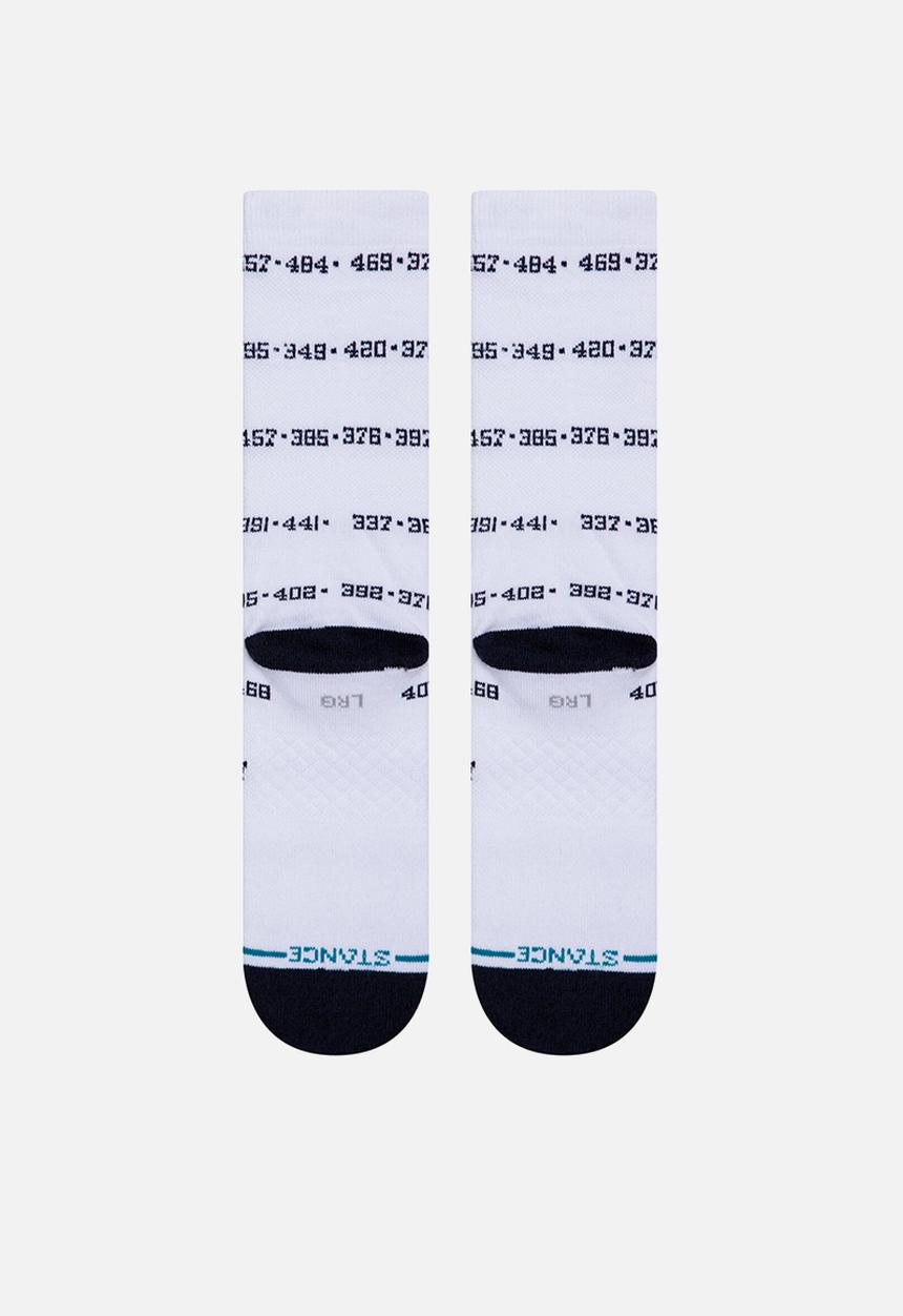 Stance Socks - Dingers socks - white & black 
