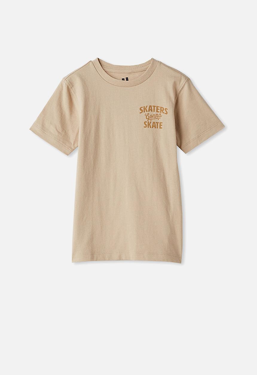 Cotton On - Max skater short sleeve tee - neutral 