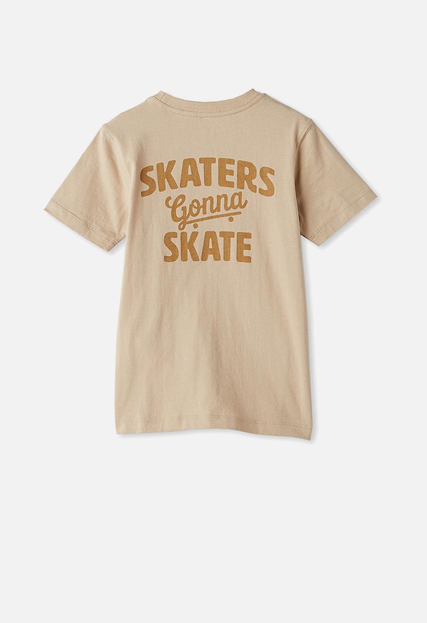 Cotton On - Max skater short sleeve tee - neutral 