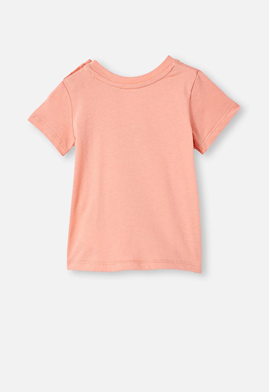 Cotton On - Jamie short sleeve tee - smoked salmon
