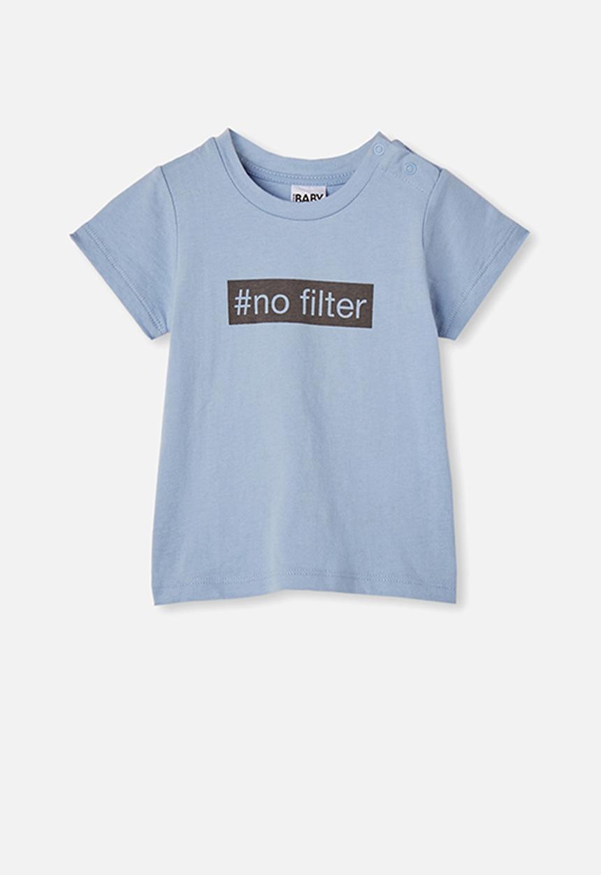 Cotton On - Jamie short sleeve tee - powder puff blue