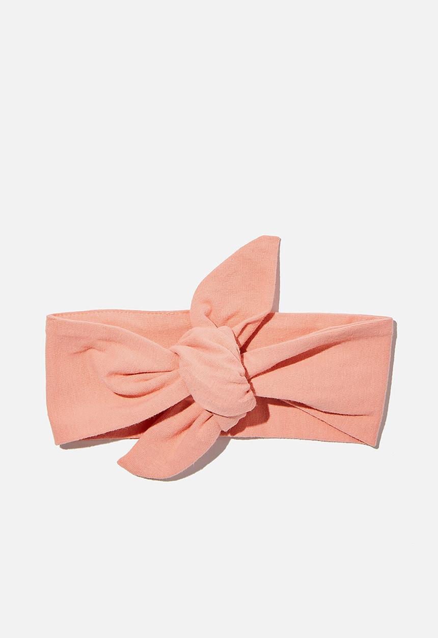 Cotton On - The tie headband - smoked salmon